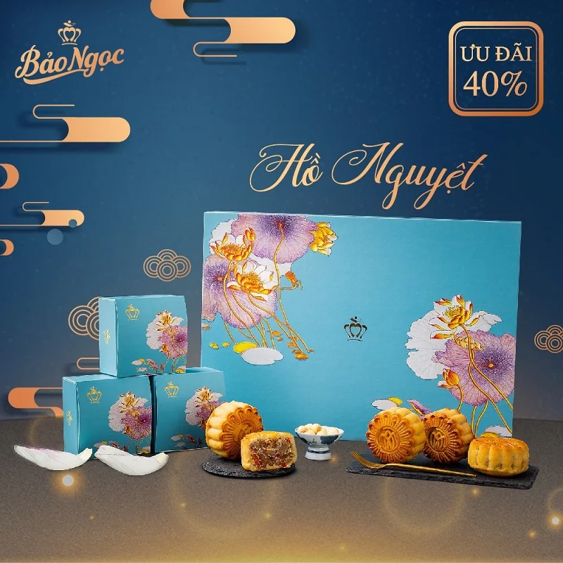 Hộp bánh Bảo Ngọc thiết kế đẹp