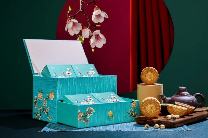 Hộp bánh hai tầng cao cấp