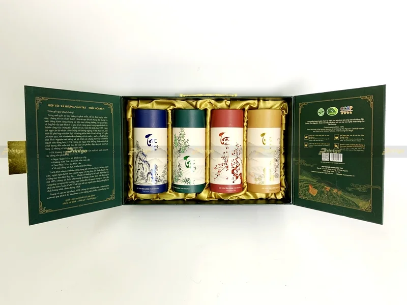 Kết cấu hộp cánh bướm kết hợp với quai xách kim loại hiện đại