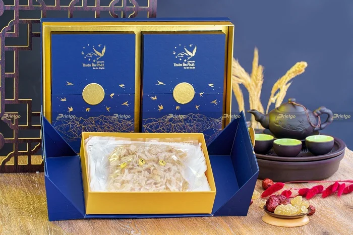 Thiết kế hộp yến hiện đại, tinh tế.
