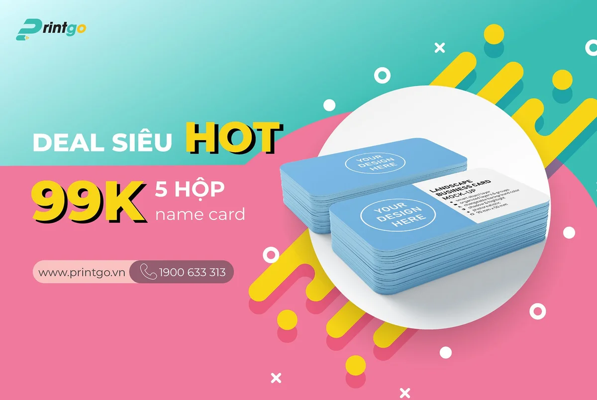 KHUYẾN MÃI ĐẶC BIỆT: ĐẶT HÀNG QUA WEBSITE - NHẬN NGAY ƯU ĐÃI HOT CHỈ 99K/5 HỘP NAME CARD