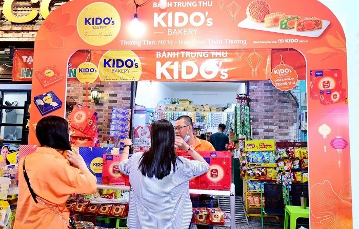 Bánh trung thu Kido Bakery được nhiều người tiêu dùng ưa chuộng