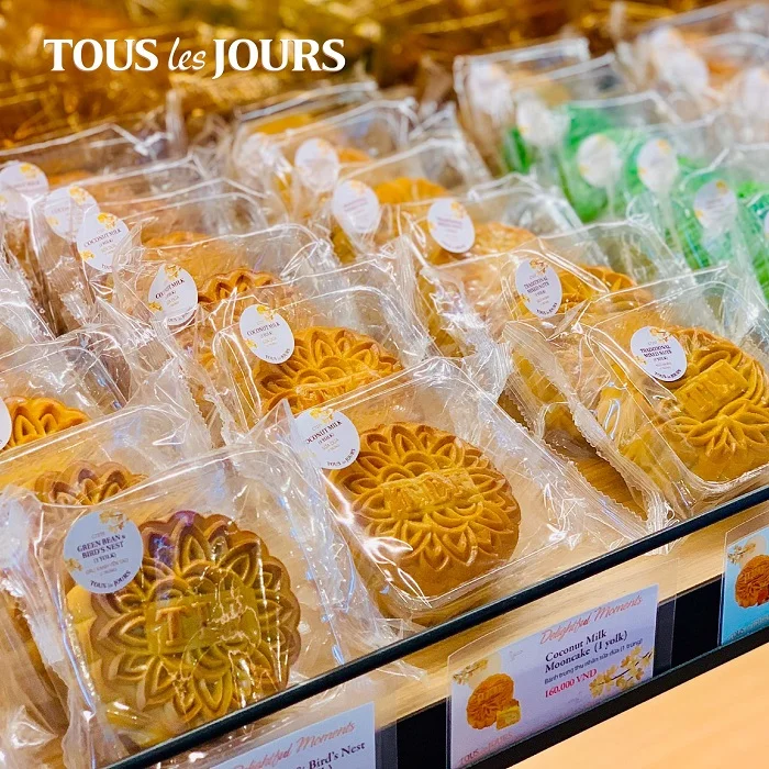 Các vị của bánh trung thu Tous Les Jours