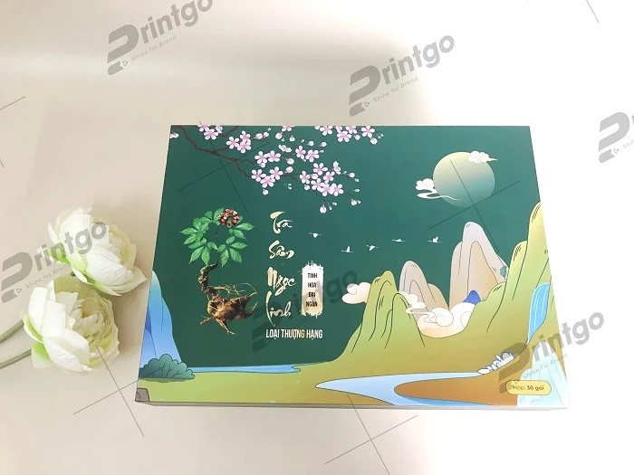 Bề mặt hộp in sắc nét