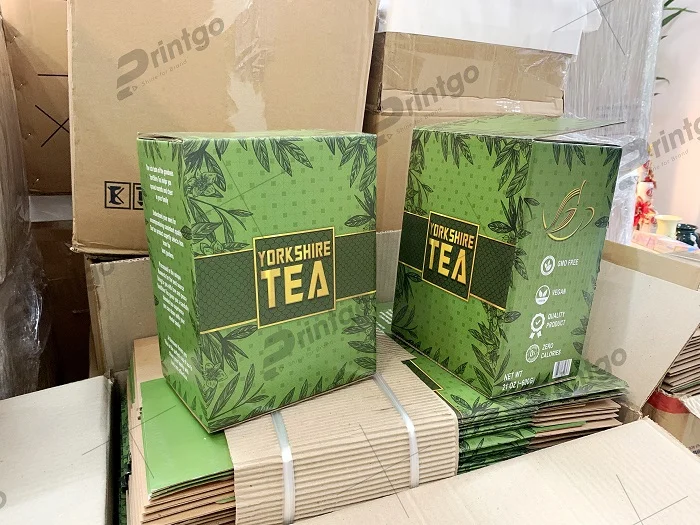 Dự án sản xuất hộp trà Yorkshire của Printgo, mang hương vị trà chuẩn Anh Quốc đến người yêu trà