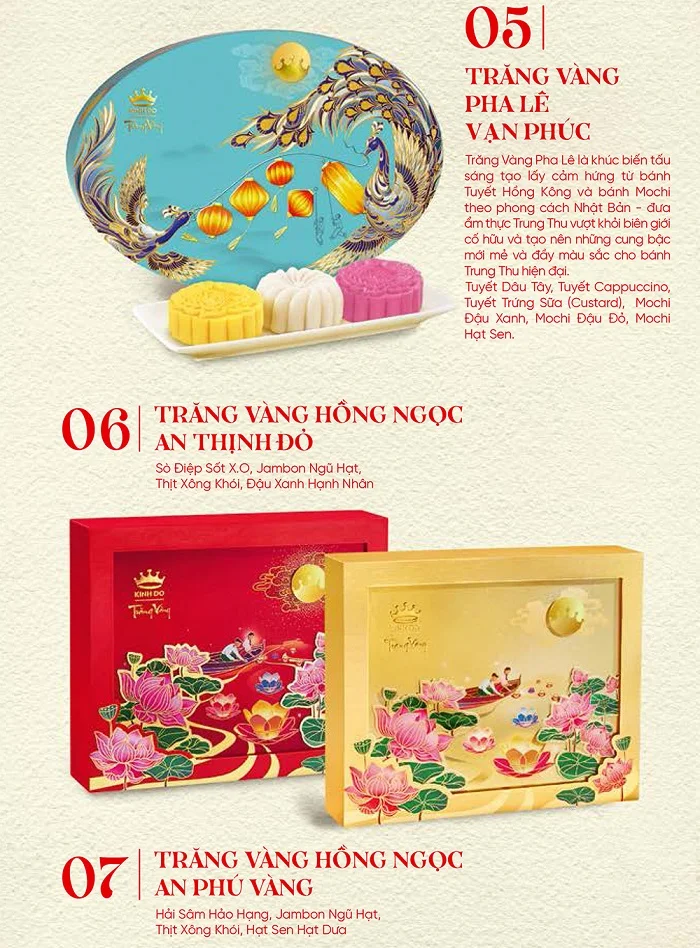 Các mẫu hộp Trăng Vàng