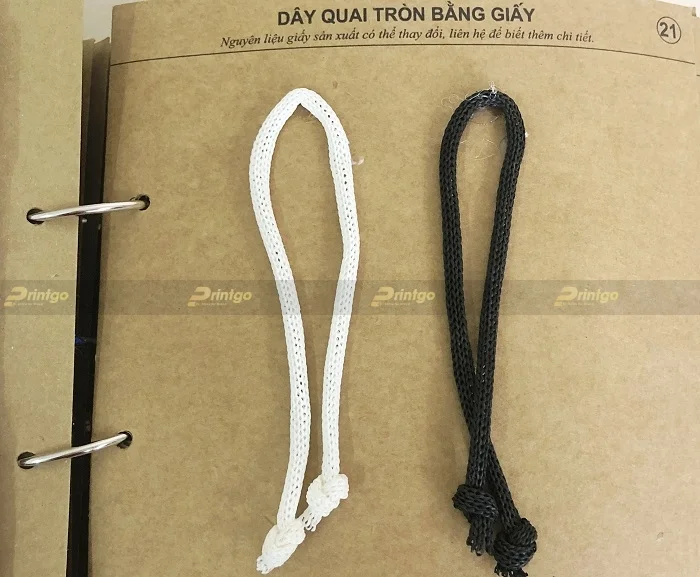 Tổng hợp các mẫu dây quai túi giấy được sử dụng phổ biến nhất hiện nay