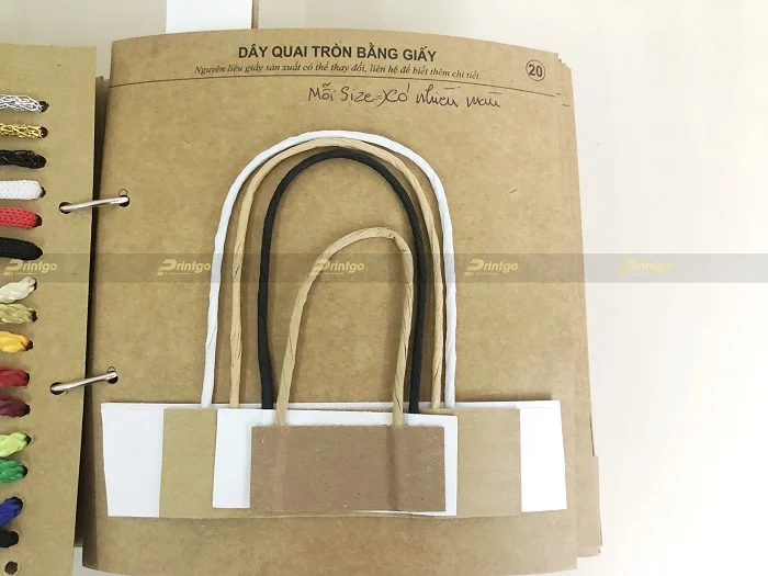 Tổng hợp các mẫu dây quai túi giấy được sử dụng phổ biến nhất hiện nay