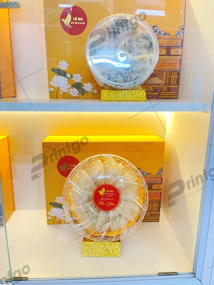 Ép kim logo, tên thương hiệu