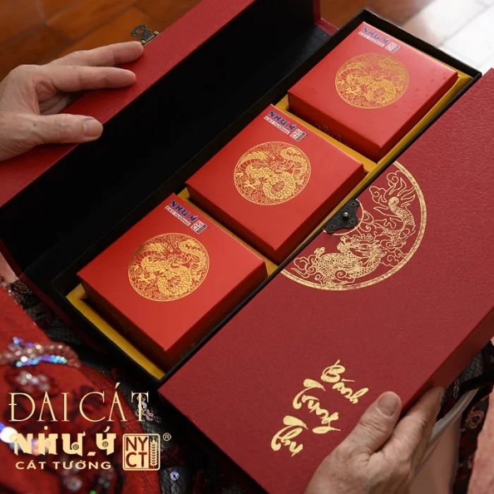 Bánh trung thu Như Ý Cát Tường được đánh giá ngon, hộp đẹp