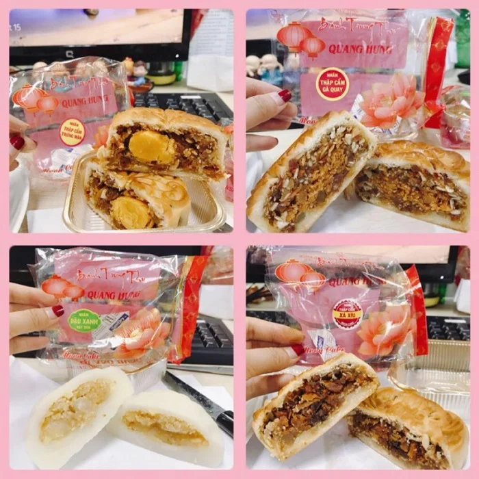 Bánh với đầy đủ các hương vị