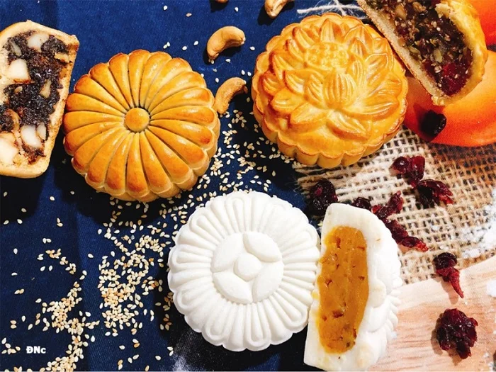 Bánh nướng, bánh dẻo với hoa văn độc đáo