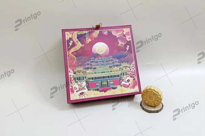 Cận cảnh bề mặt hộp