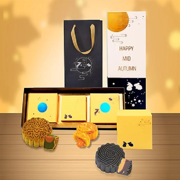 Bánh trung thu Leong Yin với hình thức bắt mắt