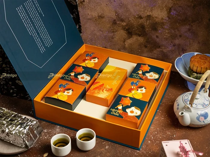 Hộp con với những hình ảnh trung thu đặc trưng