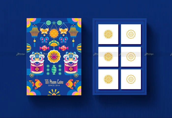 Hộp đựng 6 bánh quy cách bao diêm