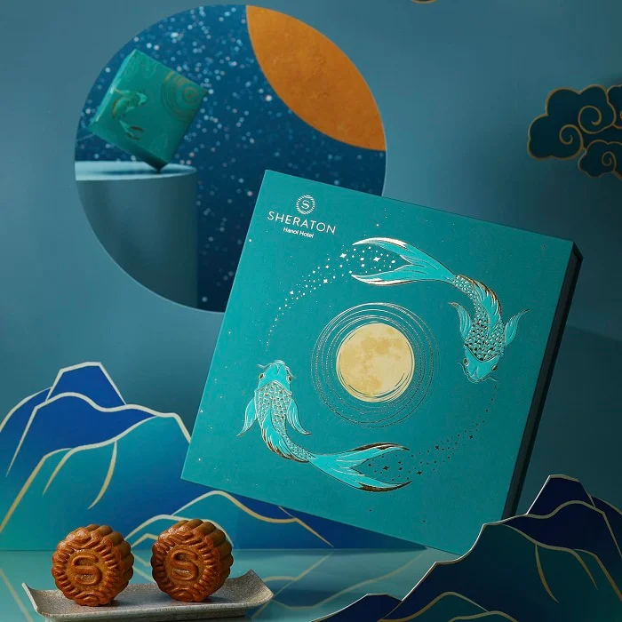 Hộp bánh trung thu của khách sạn Sheraton Hanoi