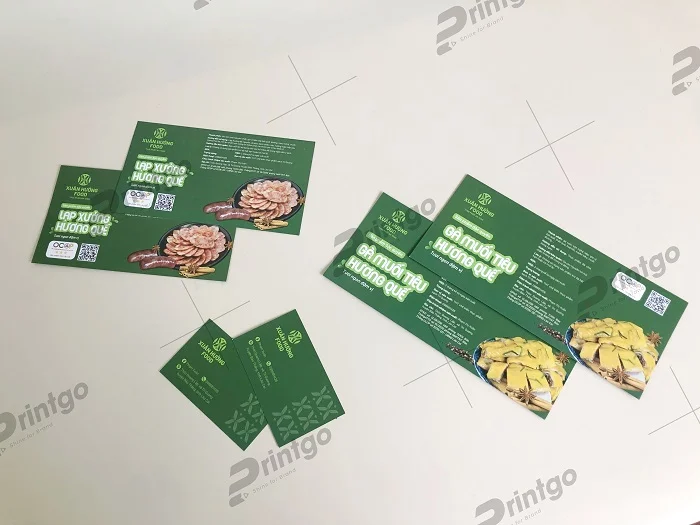 Tờ giới thiệu sản phẩm, name card