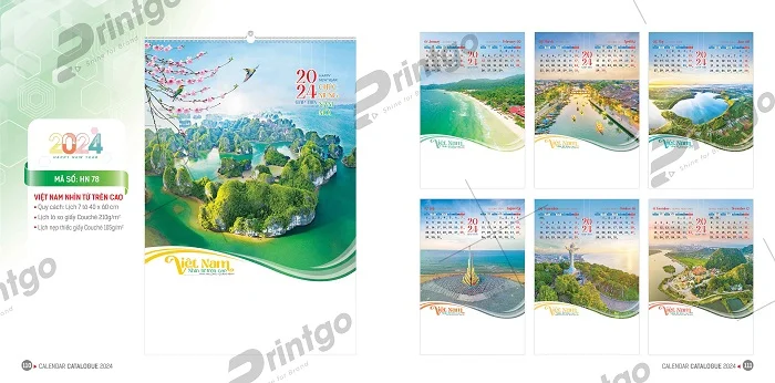 Lịch để bàn Hoa Niên tiện lợi