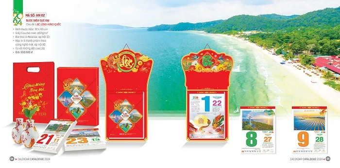 Khám phá Bộ sưu tập lịch tết Hoa Niên 2025, hân hoan kết nối sắc xuân 