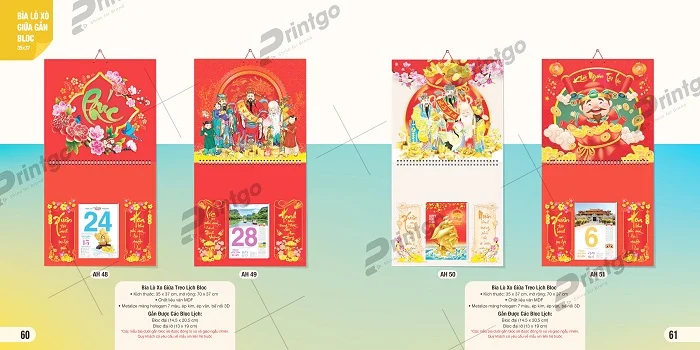 Phụ kiện bìa lịch