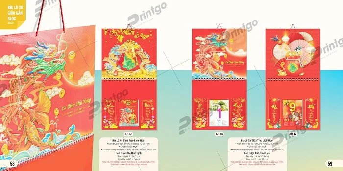 Phụ kiện bìa lịch