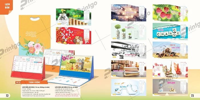 Lịch để bàn An Hảo 2024