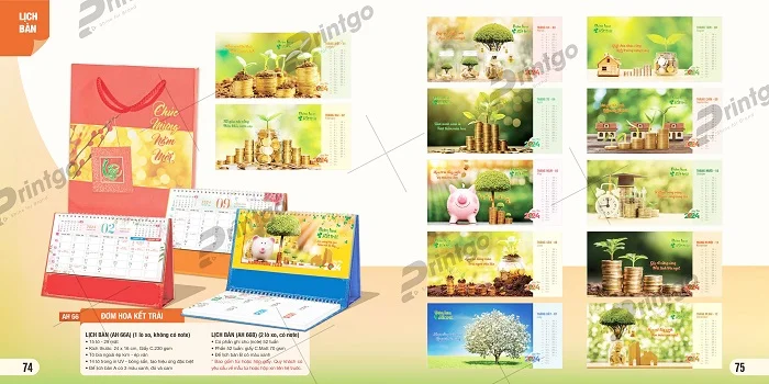 Lịch để bàn An Hảo 2024