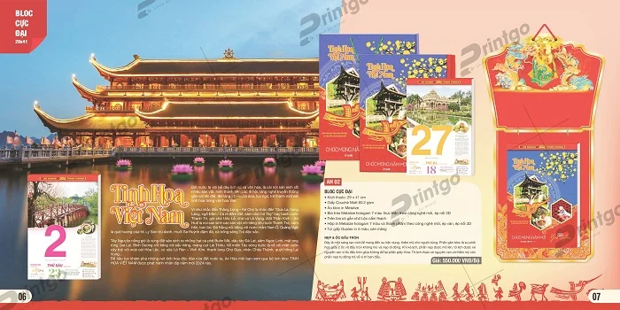 Giới thiệu Bộ sưu tập lịch tết An Hảo 2025 đẹp, quà tặng thiết thực cho năm mới 