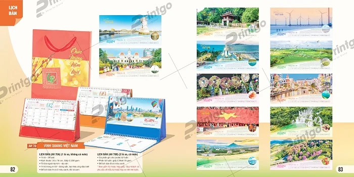 Lịch để bàn An Hảo 2024