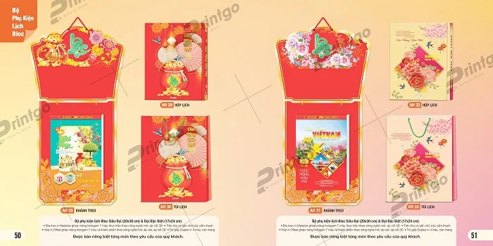 Phụ kiện bìa lịch
