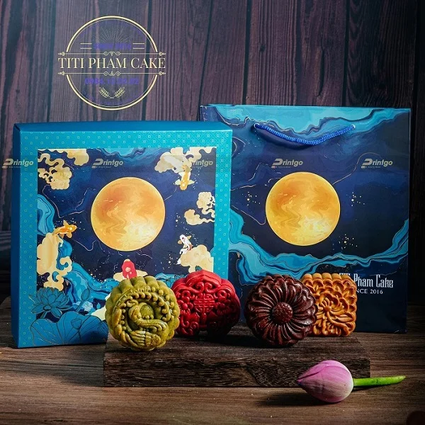 TiTiPham Cake và Printgo: Thiết kế và in bộ hộp bánh trung thu đặc biệt đón mùa trăng trọn tình