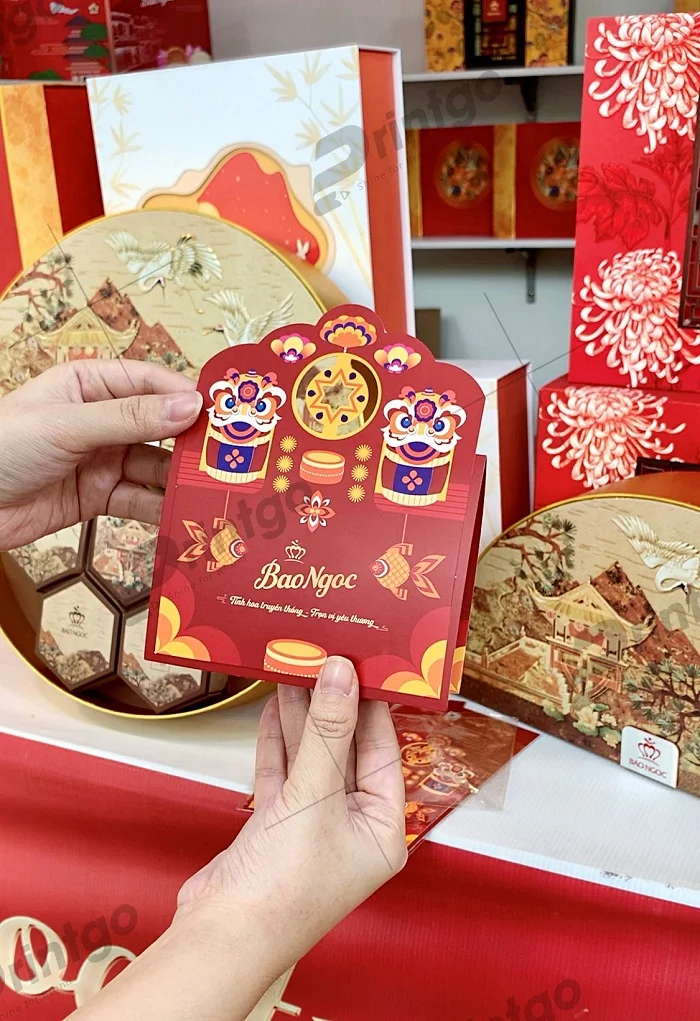 Thiệp cảm ơn đi kèm