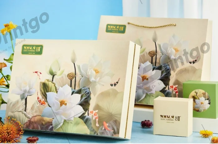 Bộ sản phẩm bao gồm túi đựng và hộp con