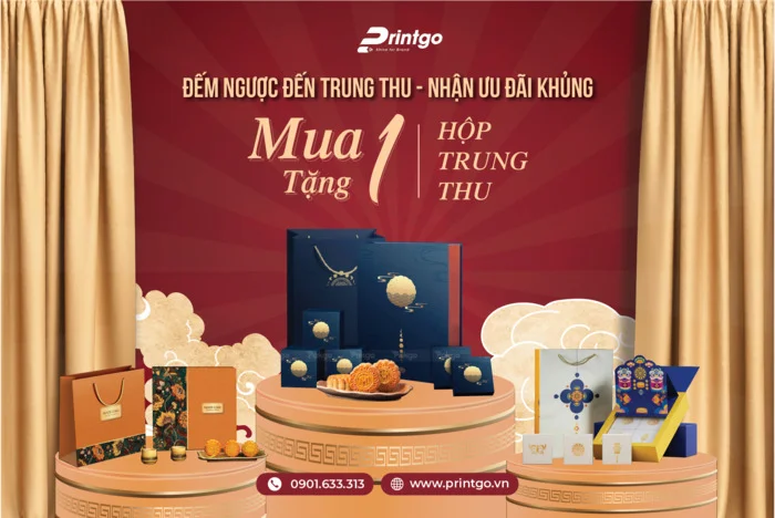 [KHUYẾN MÃI KHỦNG] MUA 1 HỘP TRUNG THU TẶNG NGAY 1 TÚI ĐI KÈM CÓ CÙNG THIẾT KẾ