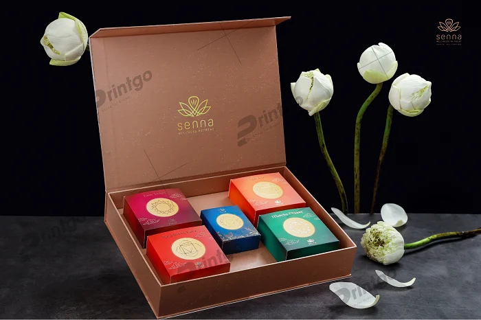 Quy cách hộp nắp nam châm