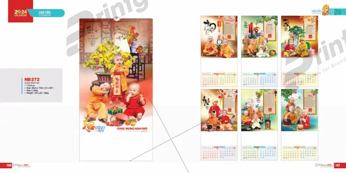 Bộ sưu tập lịch tết Tao Đàn 2024, nét đẹp tinh tế và nghệ thuật