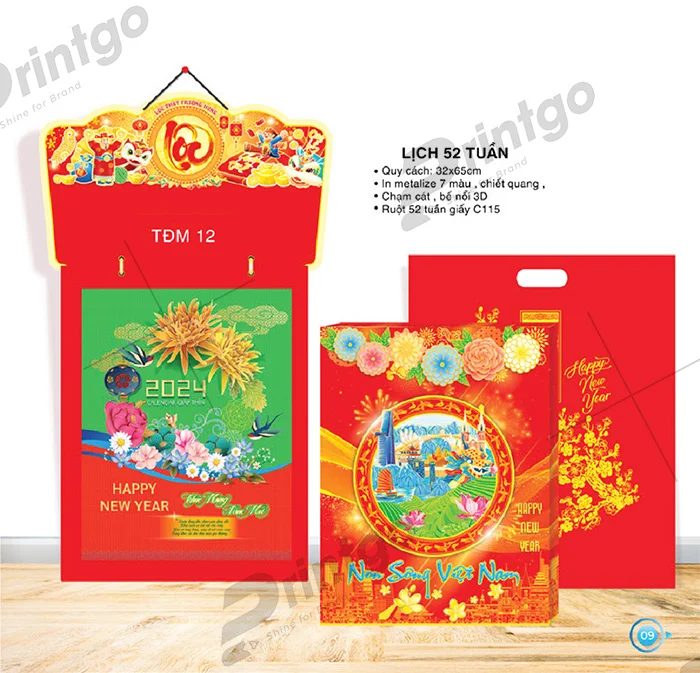 Khám phá nét hiện đại và truyền thống - Bộ sưu tập lịch tết Thời Đại Mới 2024 