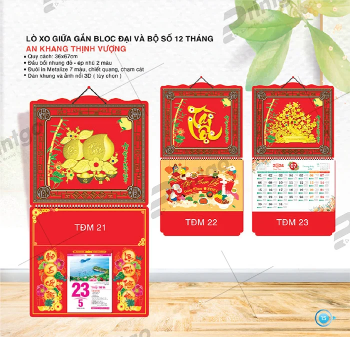 Khám phá nét hiện đại và truyền thống - Bộ sưu tập lịch tết Thời Đại Mới 2024 