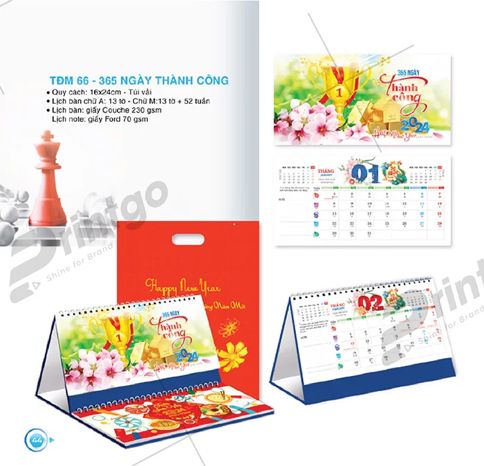 Khám phá nét hiện đại và truyền thống - Bộ sưu tập lịch tết Thời Đại Mới 2024 