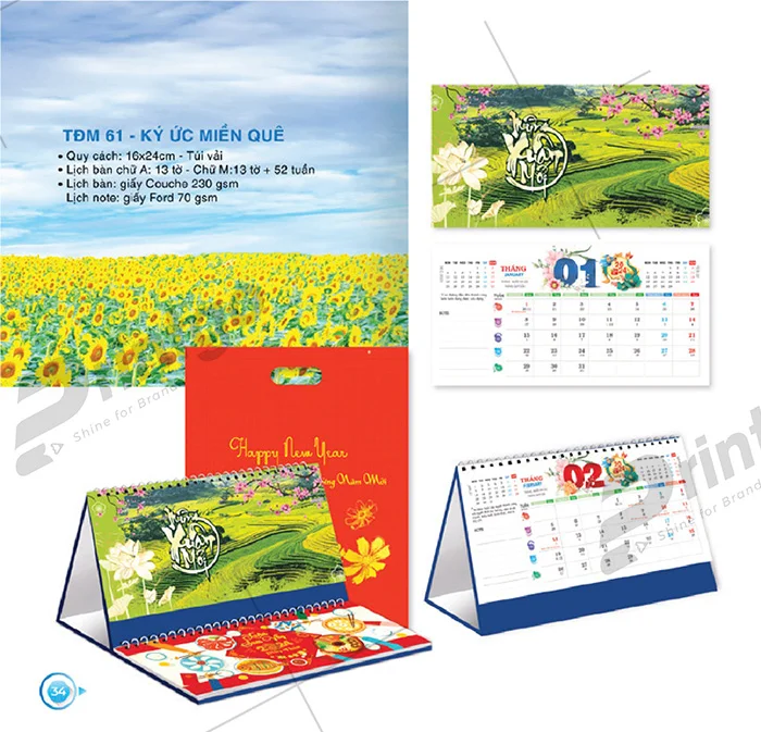 Khám phá nét hiện đại và truyền thống - Bộ sưu tập lịch tết Thời Đại Mới 2024 
