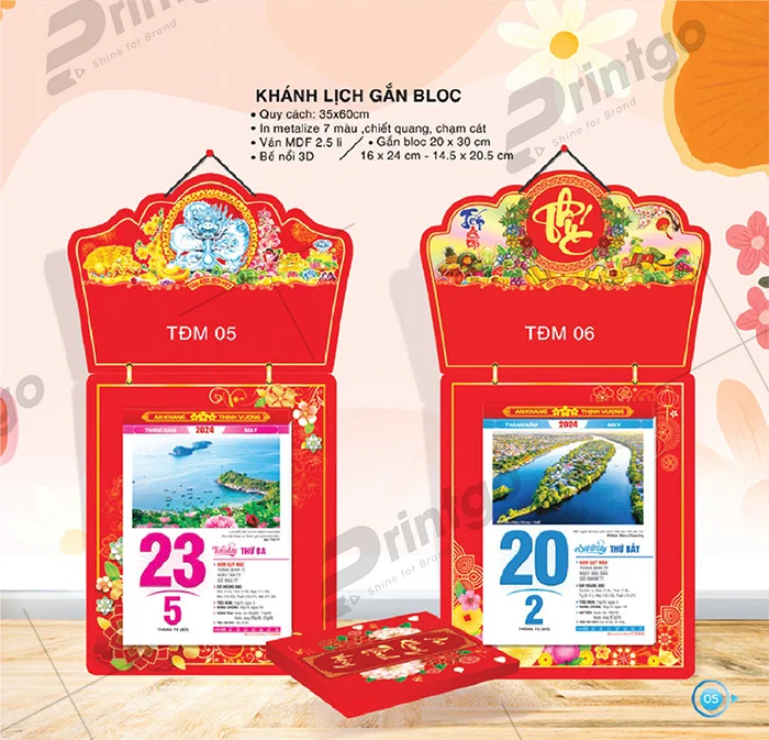 Khám phá nét hiện đại và truyền thống - Bộ sưu tập lịch tết Thời Đại Mới 2024 