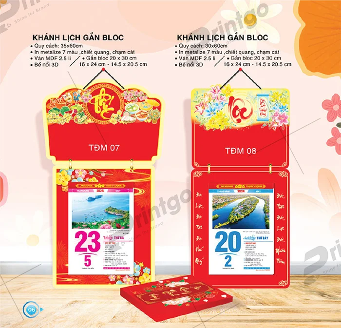 Khám phá nét hiện đại và truyền thống - Bộ sưu tập lịch tết Thời Đại Mới 2024 
