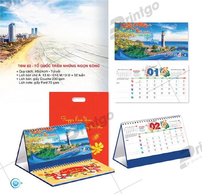 Khám phá nét hiện đại và truyền thống - Bộ sưu tập lịch tết Thời Đại Mới 2024 