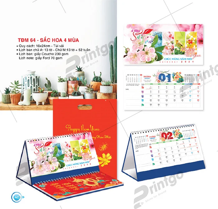 Khám phá nét hiện đại và truyền thống - Bộ sưu tập lịch tết Thời Đại Mới 2024 