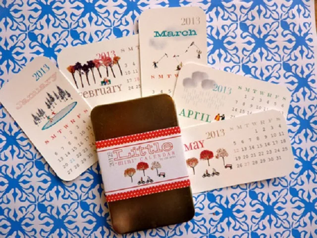 Tổng hợp các mẫu lịch để bàn handmade đẹp nhất