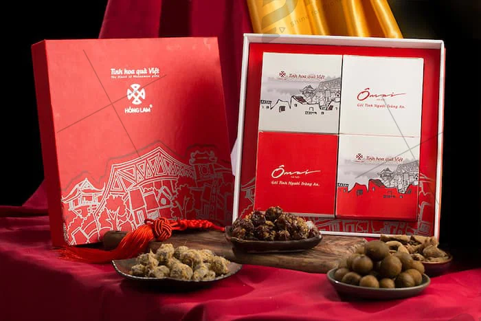 Set quà tết Hồng Lam