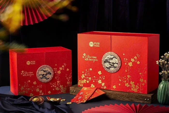 Mẫu giỏ quà tết đẹp sang trọng có giá từ 1 triệu đến 2 triệu
