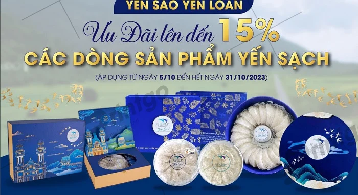 Mẫu hộp Printgo đồng hành sản xuất cùng Yến Loan trong 3 năm 