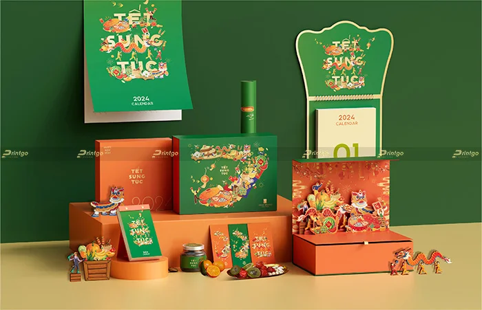 Bộ sưu tập hộp quà tết Sung Túc ấn tượng và bắt mắt